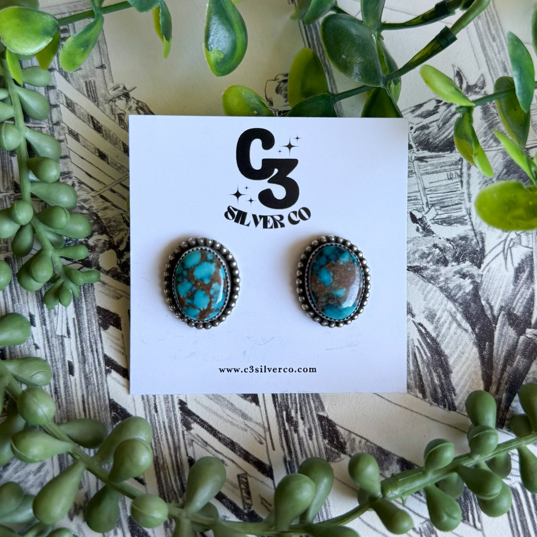 Simple Turquoise Studs