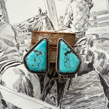 Load image into Gallery viewer, Tyrone Turquoise Studs
