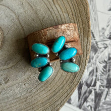 Load image into Gallery viewer, 3 Stone Kingman Earrings
