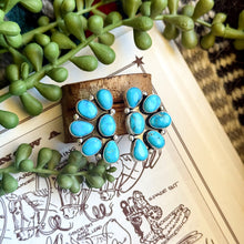 Load image into Gallery viewer, Blue Ridge Half Cluster Earrings
