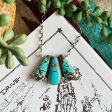Load image into Gallery viewer, Number 7 Turquoise Necklace
